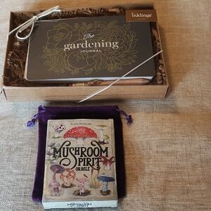 Gardening Journal and Mushroom Spirit Oracle Set